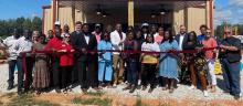 Ribbon Cutting for new business in Aliceville